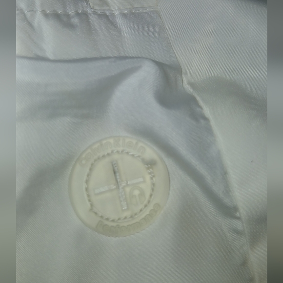 NWOT Calvin Klein Performance Women's White Quilted Vest - Picture 5 of 6